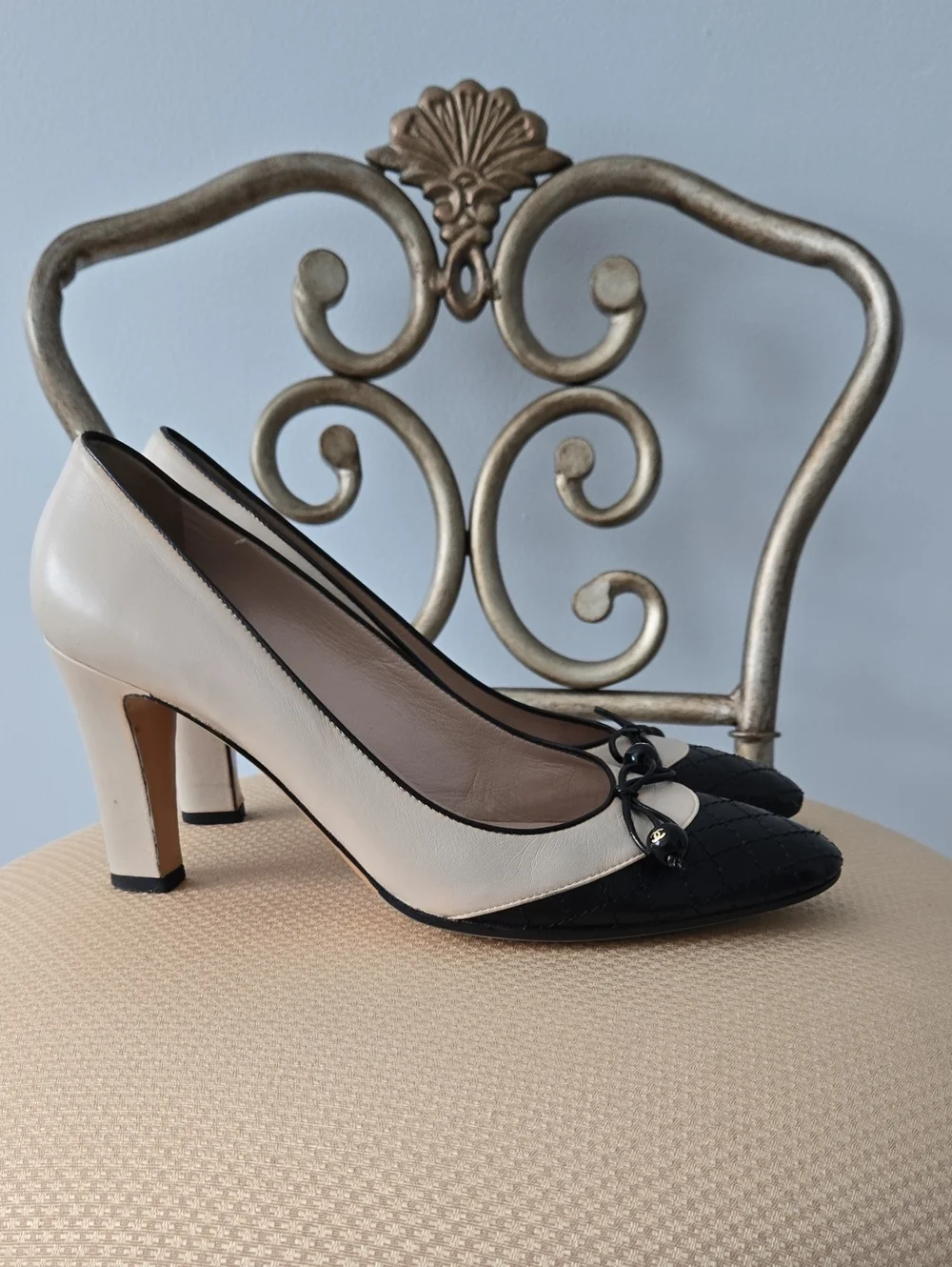 Chanel Vintage Quilted Pattern 2003 Pumps, s9/IT 39